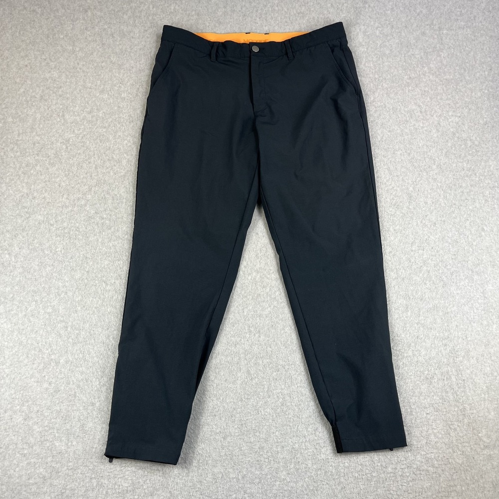 Macade Golf Jogger Mens 36 Short Blue Slim Fit Taper Ankle Zip Performance Pants